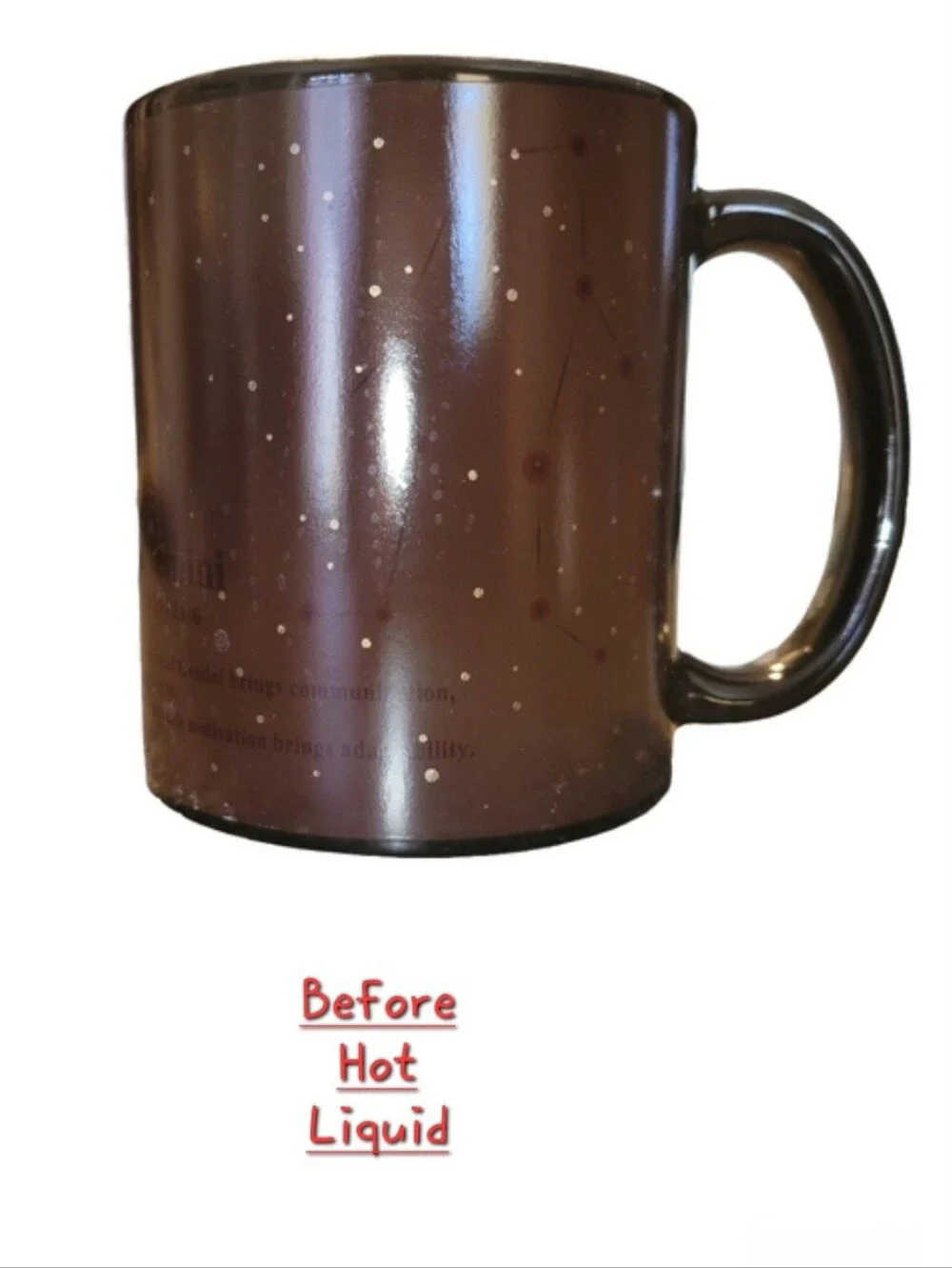 Capricorn Hot Transforming Mug Starts Dark Heat Turns It To Capricorn 10oz